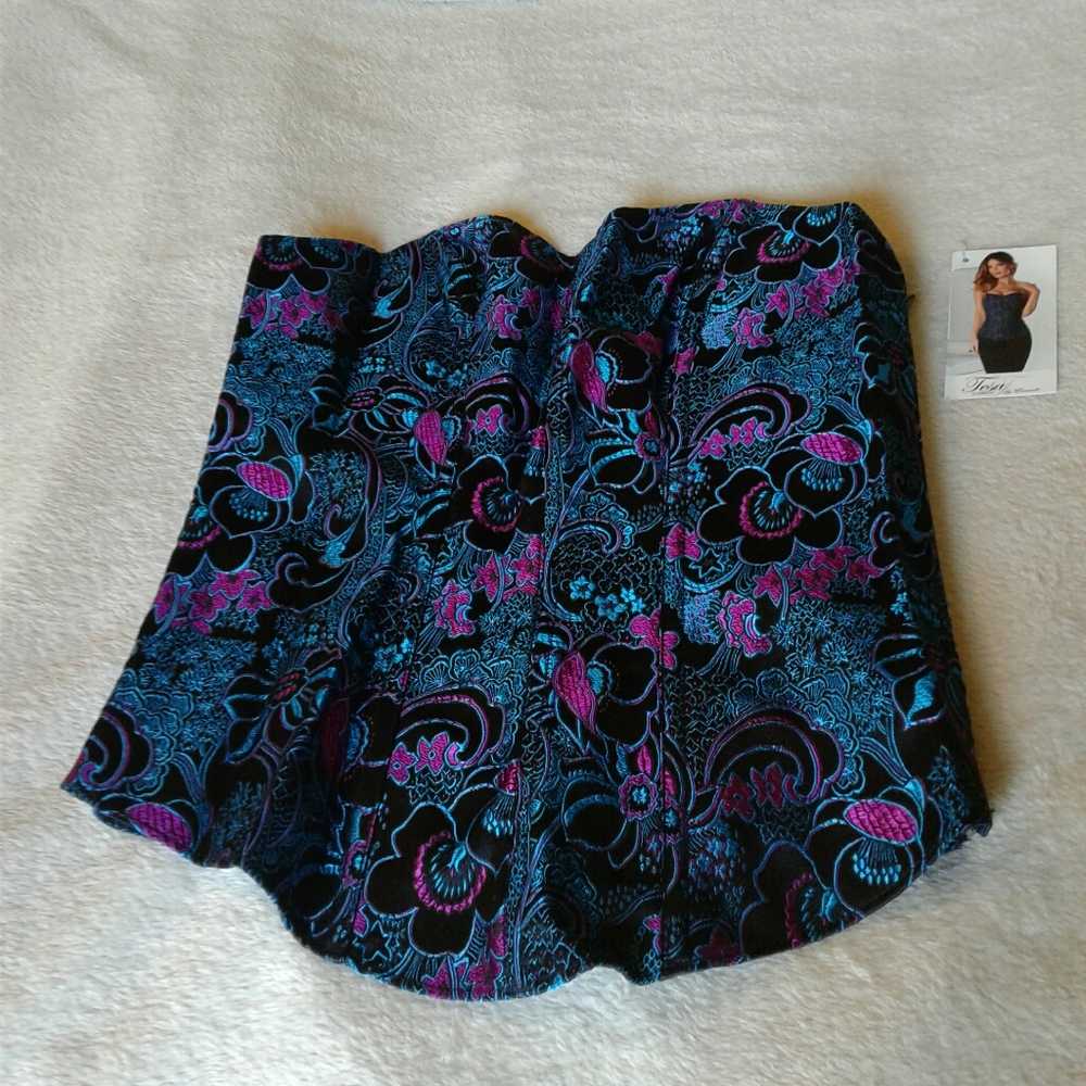 Boned Corset top. Size 34 NWT